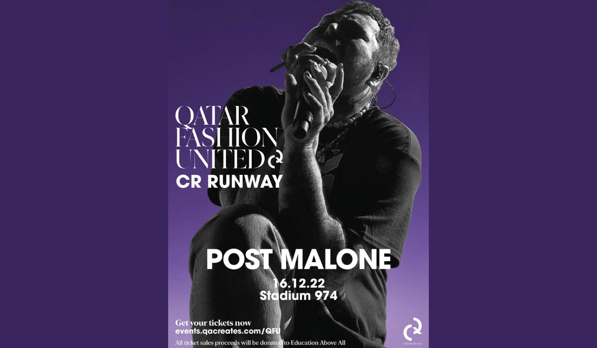 QATAR CREATES AND CR RUNWAY PRESENT POST MALONE IN CONCERT ON 16 DECEMBER